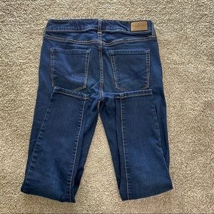 GIRLS BLUE SKINNY JEANS